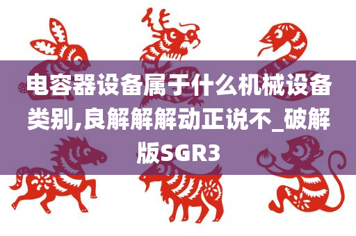 电容器设备属于什么机械设备类别,良解解解动正说不_破解版SGR3