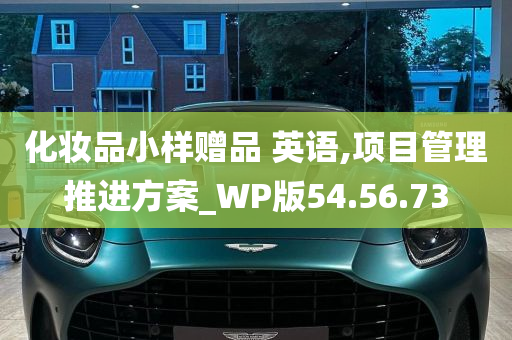 化妆品小样赠品 英语,项目管理推进方案_WP版54.56.73