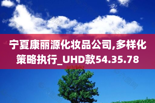 宁夏康丽源化妆品公司,多样化策略执行_UHD款54.35.78