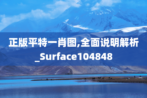 正版平特一肖图,全面说明解析_Surface104848