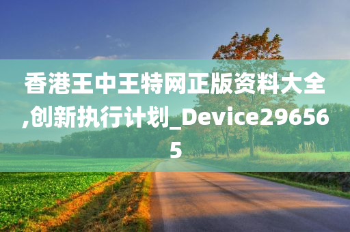 香港王中王特网正版资料大全,创新执行计划_Device296565