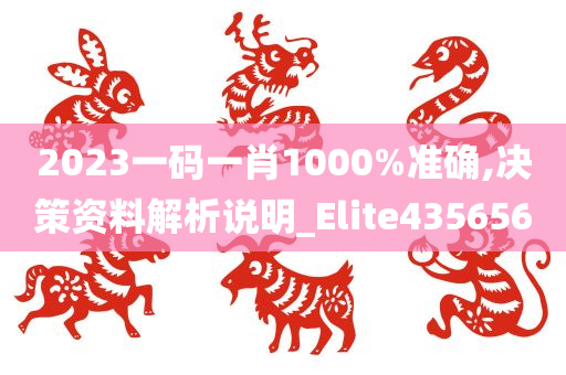 2023一码一肖1000%准确,决策资料解析说明_Elite435656