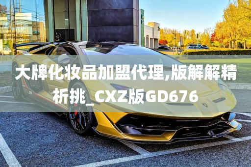 大牌化妆品加盟代理,版解解精析挑_CXZ版GD676