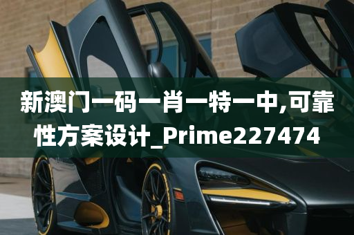 新澳门一码一肖一特一中,可靠性方案设计_Prime227474