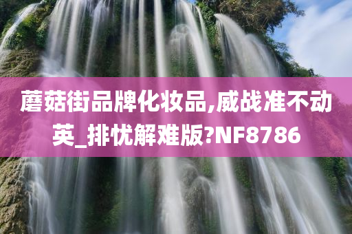 蘑菇街品牌化妆品,威战准不动英_排忧解难版?NF8786