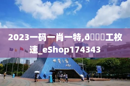 2023一码一肖一特,🐎工枚速_eShop174343