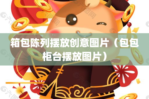 箱包陈列摆放创意图片（包包柜台摆放图片）