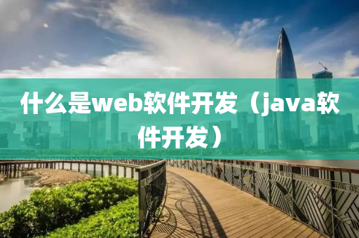 什么是web软件开发（java软件开发）