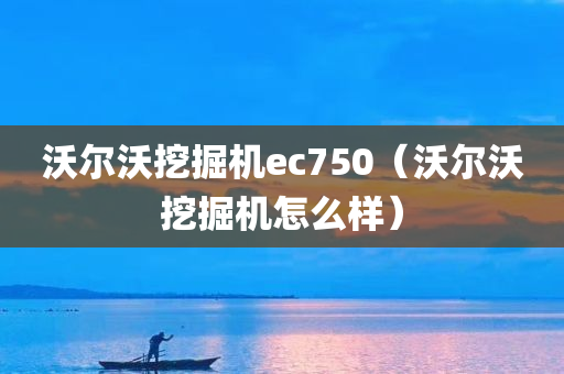 沃尔沃挖掘机ec750（沃尔沃挖掘机怎么样）