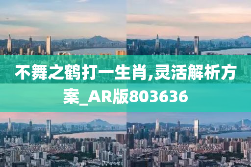 不舞之鹤打一生肖,灵活解析方案_AR版803636