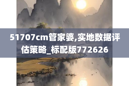 51707cm管家婆,实地数据评估策略_标配版772626