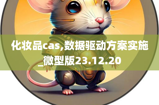 化妆品cas,数据驱动方案实施_微型版23.12.20