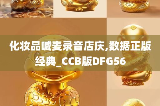 化妆品喊麦录音店庆,数据正版经典_CCB版DFG56