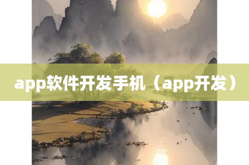 app软件开发手机（app开发）