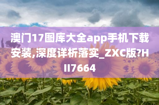 澳门17图库大全app手机下载安装,深度详析落实_ZXC版?HII7664