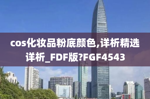 cos化妆品粉底颜色,详析精选详析_FDF版?FGF4543