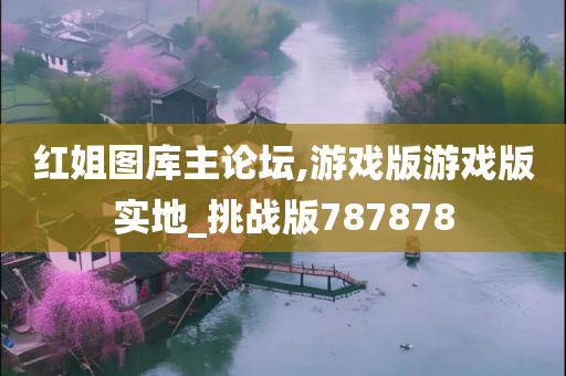 红姐图库主论坛,游戏版游戏版实地_挑战版787878