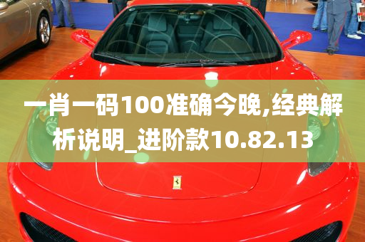 一肖一码100准确今晚,经典解析说明_进阶款10.82.13