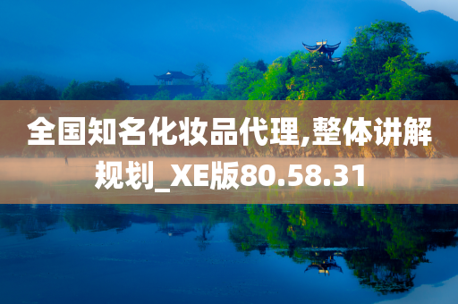 全国知名化妆品代理,整体讲解规划_XE版80.58.31