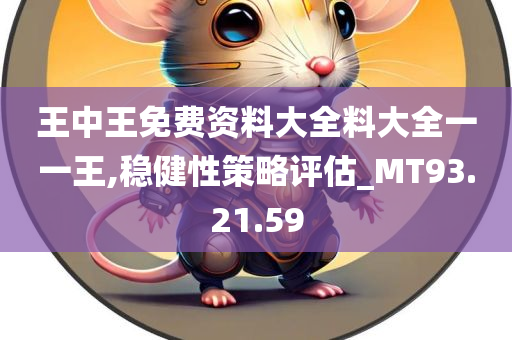 王中王免费资料大全料大全一一王,稳健性策略评估_MT93.21.59