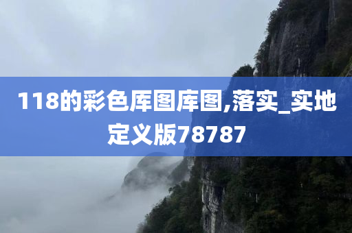 118的彩色厍图库图,落实_实地定义版78787