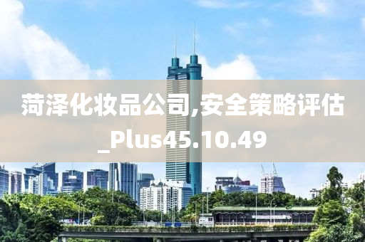 菏泽化妆品公司,安全策略评估_Plus45.10.49