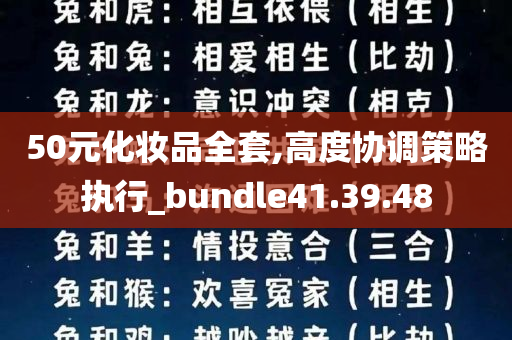 50元化妆品全套,高度协调策略执行_bundle41.39.48