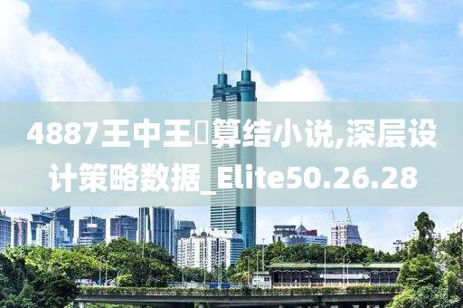 4887王中王鉄算结小说,深层设计策略数据_Elite50.26.28