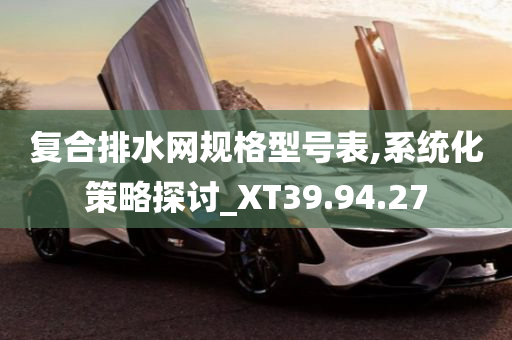 复合排水网规格型号表,系统化策略探讨_XT39.94.27