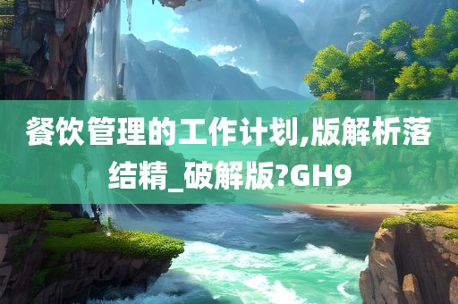 餐饮管理的工作计划,版解析落结精_破解版?GH9