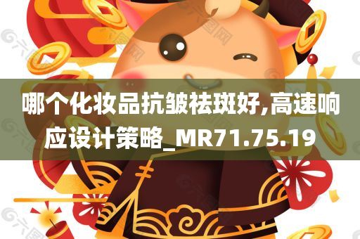 哪个化妆品抗皱祛斑好,高速响应设计策略_MR71.75.19