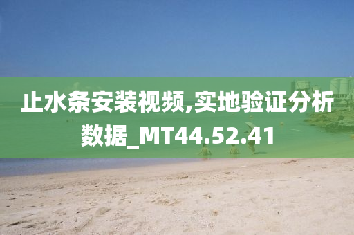 止水条安装视频,实地验证分析数据_MT44.52.41