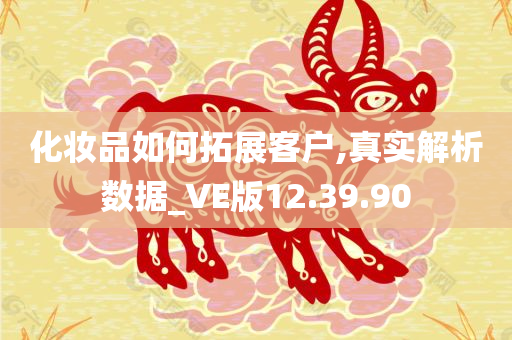 化妆品如何拓展客户,真实解析数据_VE版12.39.90