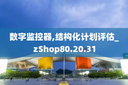 数字监控器,结构化计划评估_zShop80.20.31