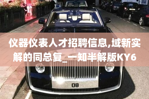 仪器仪表人才招聘信息,域新实解的同总复_一知半解版KY6