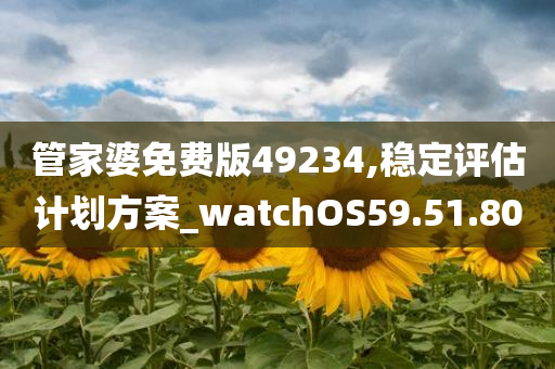 管家婆免费版49234,稳定评估计划方案_watchOS59.51.80