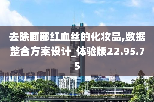 去除面部红血丝的化妆品,数据整合方案设计_体验版22.95.75