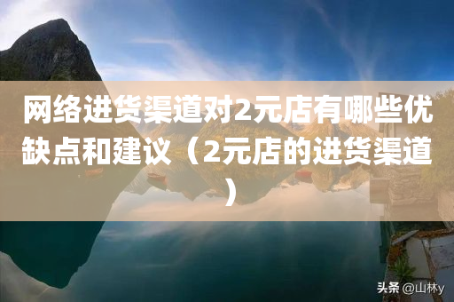 网络进货渠道对2元店有哪些优缺点和建议（2元店的进货渠道）