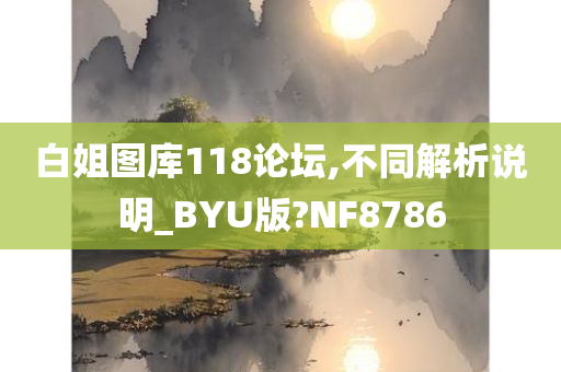 白姐图库118论坛,不同解析说明_BYU版?NF8786