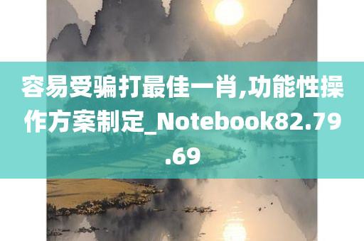 容易受骗打最佳一肖,功能性操作方案制定_Notebook82.79.69