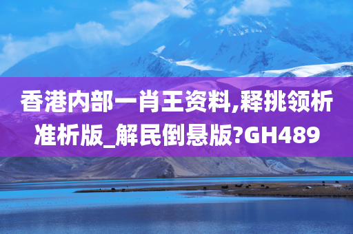 香港内部一肖王资料,释挑领析准析版_解民倒悬版?GH489