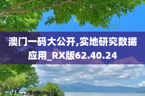 澳门一码大公开,实地研究数据应用_RX版62.40.24