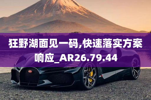 狂野湖面见一码,快速落实方案响应_AR26.79.44