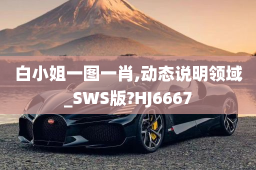 白小姐一图一肖,动态说明领域_SWS版?HJ6667