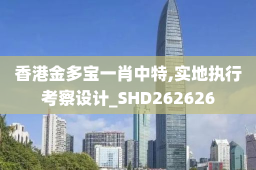 香港金多宝一肖中特,实地执行考察设计_SHD262626