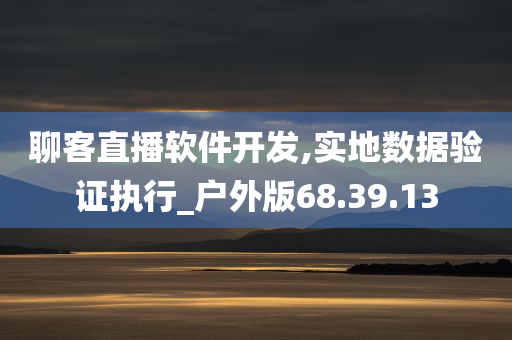 聊客直播软件开发,实地数据验证执行_户外版68.39.13