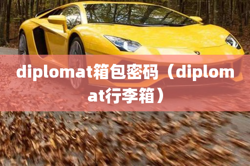 diplomat箱包密码（diplomat行李箱）