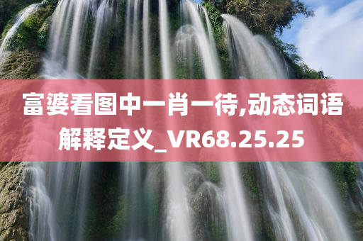 富婆看图中一肖一待,动态词语解释定义_VR68.25.25