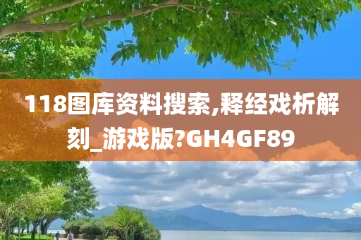 118图库资料搜索,释经戏析解刻_游戏版?GH4GF89