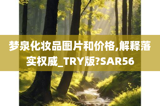 梦泉化妆品图片和价格,解释落实权威_TRY版?SAR56